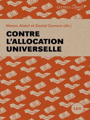 cover image of Contre l'allocation universelle
